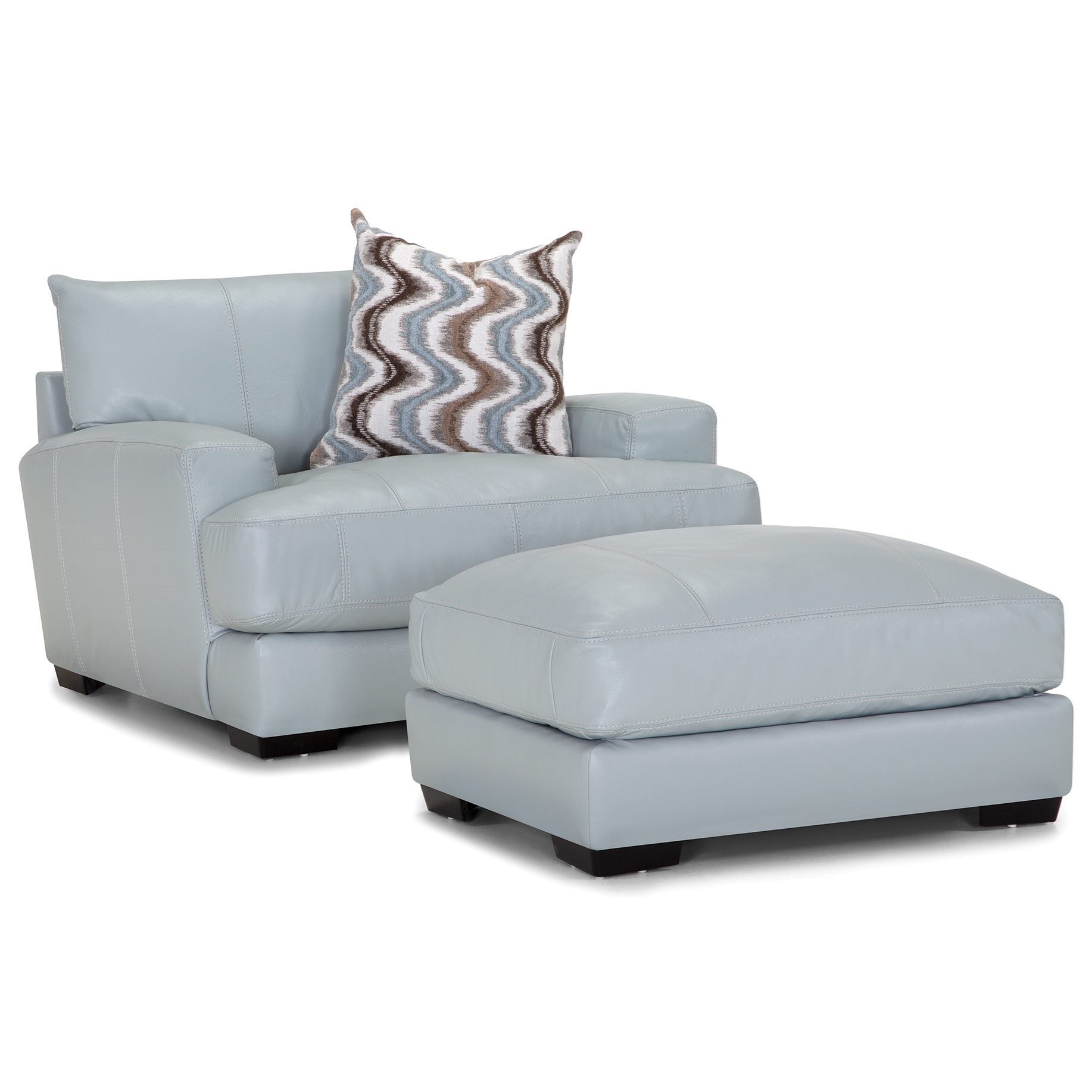 Teal chair online and a half
